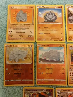 RHYHORN, RHYDON & RHYPERIOR BUNDLE POKEMON CARDS - Image 2