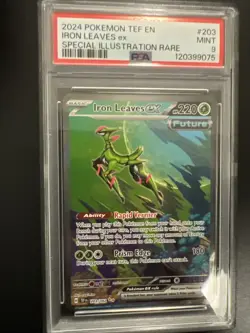 Pokemon TCG Iron Leaves EX 203/162SV05: Temporal Forces Holo Card - Image 1
