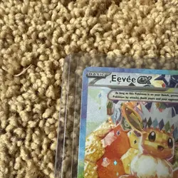 2025 Pokemon Prismatic Evolutions Eevee EX Black Star Promo ULTRA RARE HOLO #1 - Image 2