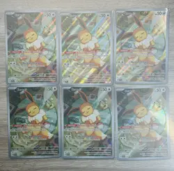 (6) Lot 2025 Pokemon Eevee Black Star Pomo Prismatic Evolutions ETB Promo #173 - Image 1