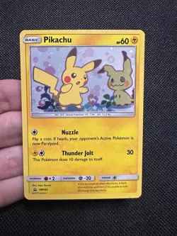 Pikachu SM162 Sm Holo Promo Rare Pokemon Card TCG ⚡Must See! - Image 1