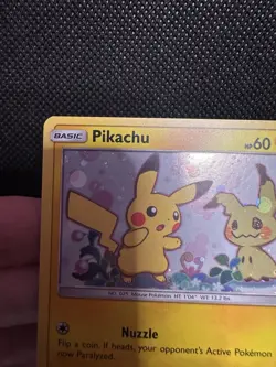 Pikachu SM162 Sm Holo Promo Rare Pokemon Card TCG ⚡Must See! - Image 2