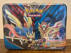 Pokemon TCG 2020 Spring Collector's Chest Tin Lunch Box Sword Shield Sealed - Image 1
