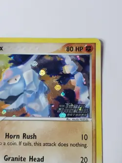 2004 Pokemon TCG EX Team Rocket Returns 69/109 Onix Reverse Holo Stamped - Image 4