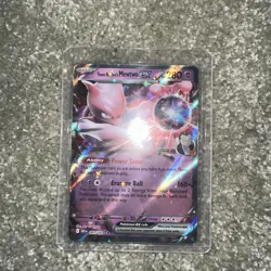 Pokemon TCG * Destined Rivals 081/182 Team Rocket's Mewtwo EX Double Rare * NM - Image 1