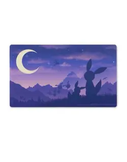 New In Box - Playmat Mat - PokemonCenter - Eevee & Umbreon Twilight - Image 1