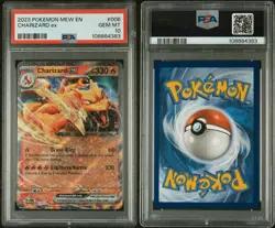 Charizard EX #006 - PSA 10 - Pokemon TCG - 2023 - Scarlet & Violet 151 GEM Mint - Image 3