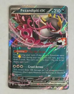 Fezandipiti Ex 038/064 Play! Pokemon Stamped Prize Pack 6 NM - Image 1