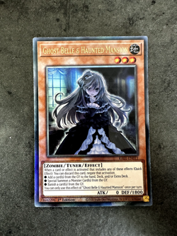 YuGiOh! Ghost Belle & Haunted Mansion RA01-EN011 Ultimate Rare 1st Ed - Image 1