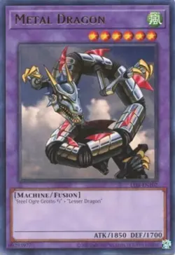 Yugioh! Metal Dragon - LOB-EN102 - Rare - Unlimited 25th Anniversary Edition Nea - Image 1