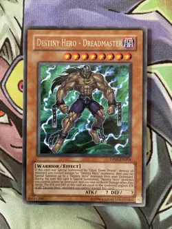 DP04-EN004 Destiny Hero - Dreadmaster Rare UNL Edition Yugioh Card Near Mint Con - Image 1