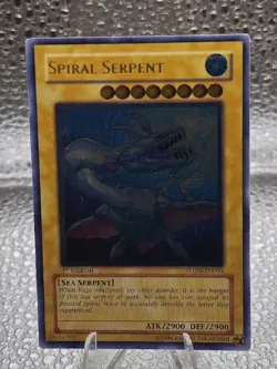 Yu-Gi-Oh! Spiral Serpent Ultimate Rare 1st Edition STON-EN003 Light Play - Image 1