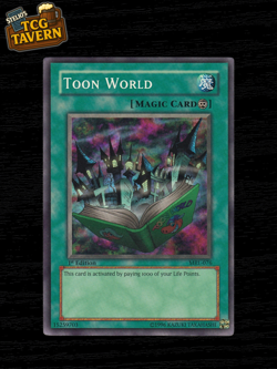Yu-Gi-Oh Toon World Magic Ruler MRL-076 1st Edition Super Rare NA 2003 - Image 1