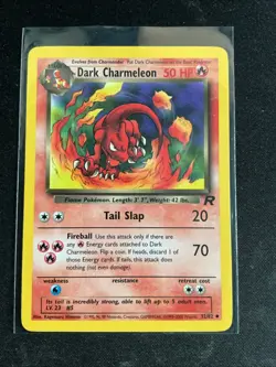 Pokemon TCG Dark Charmeleon Uncommon Card Team Rocket Series 32/82 - Image 1