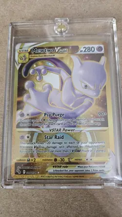 Pokemon TCG Mewtwo VSTAR Secret Rare Card 86/78 Pokemon Go - Image 2