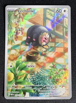 Lechonk 209/197 Obsidian Flames Illustration Rare Holo Pokemon TCG Card NM - Image 1