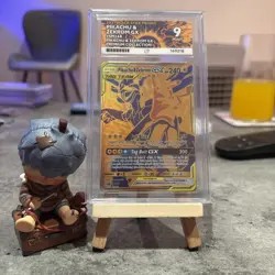 Ace 9 Pikachu & Zekrom GX SM248 TAG TEAM GOLD Black Star Promo Pokemon Card Mint - Image 1