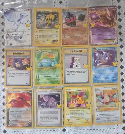 Pokemon 25th Anniversary Celebrations Lot Of 12 Mint Pack Fresh Cards - Image 1