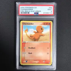 Charmander 58/112 EX #58 Fire Red & Leaf Green • Pokemon Card PSA 9 Graded Slab - Image 1