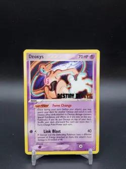 Deoxys 16/107 Stamped Movie Promo LP Pokemon Card - Image 1