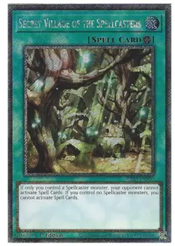 RA03-EN209 Secret Village of the Spellcasters - Platinum Secret Rare Card - Image 1