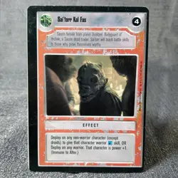 Miscut Error - Sai'torr Kal Fas - Premiere - Star Wars CCG Card Game SWCCG - Image 1