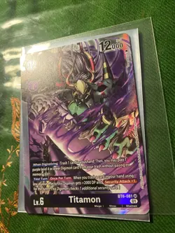 Titamon BT6-081 SR Digimon Card Game NM - Image 3