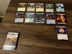 Magic The Gathering Final Fantasy Mixed Lot Of 11 Bundle Land Cards NM MTG New - Image 1