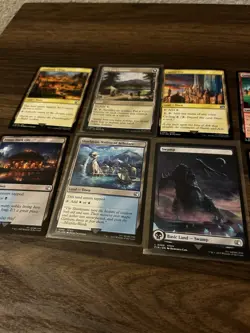 Magic The Gathering Final Fantasy Mixed Lot Of 11 Bundle Land Cards NM MTG New - Image 3