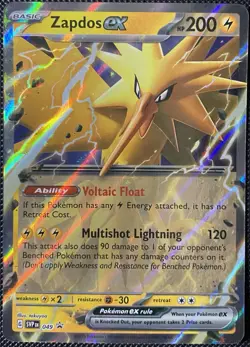 Zapdos ex 049 Sv: Scarlet & Violet Promo Cards Holo - Pokemon Card - Image 1