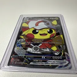Ash & Pikachu Cosplay Custom Pokemon Lot Bundle Cards HOLO Red & Satosh. - Image 5