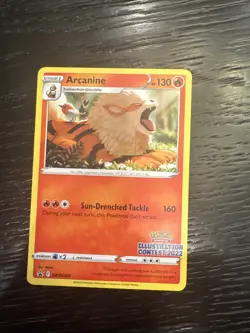 Arcanine (Illustration Contest 2022) SWSH304 SWSH: Sword & Shield Promo Cards - Image 1