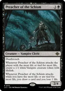 MTG - Preacher of the Schism - The Lost Caverns of Ixalan - Light Play - Foil - Image 1