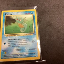 Pokemon Vintage (5) Card Lot WOTC Fossil Rare Psyduck, Articuno, Horsea, & More - Image 5