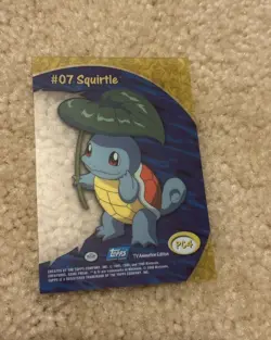 Squirtle #07 PC4 Pokemon Trading Card Topps Tv Animation Edition - Image 1