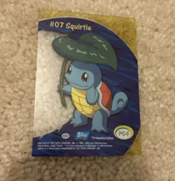 Squirtle #07 PC4 Pokemon Trading Card Topps Tv Animation Edition - Image 4