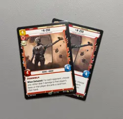 Star Wars Unlimited K-2SO 145 Spark of the Rebellion SWU (x2 cards) - Image 1