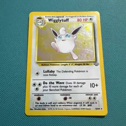 Wigglytuff 16/64 Pokemon Card TCG Holo Rare Jungle Set LP - Image 1