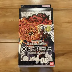 Bandai One Piece Card Game Starter Deck Navy Absolute Justice ST-06 English - Image 1