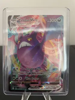 Pokemon TCG Crobat VMAX Shining Fates Holo Ultra Rare Card 045/072 - Image 1