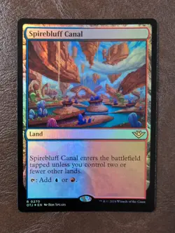 Spirebluff Canal Outlaws of Thunder Junction MTG Foil - Image 1