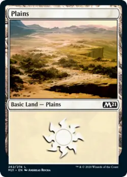 4x Plains (262/274) MTG Core Set 2021 (M21) NM Magic Regular - Image 1