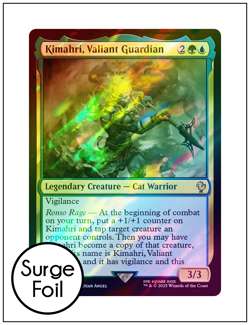 1x Kimahri, Valiant Guardian, Surge Foil, Final Fantasy, Magic MTG NM - Image 1