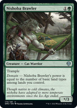 4x Nishoba Brawler MTG Dominaria United NM Magic Regular - Image 1