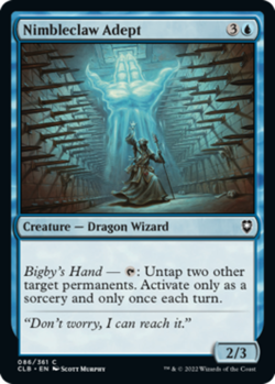 1x Nimbleclaw Adept MTG Commander Legends: Battle for Baldur's Gate NM Magic Reg - Image 1