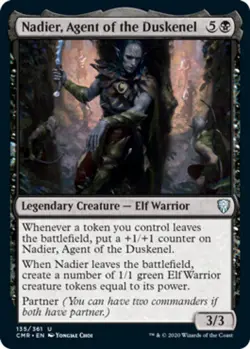 1x Nadier, Agent of the Duskenel MTG Commander Legends NM Magic Regular - Image 1