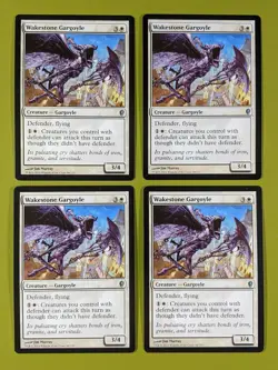 Wakestone Gargoyle x4 Conspiracy 4x Playset Magic the Gathering MTG - Image 1