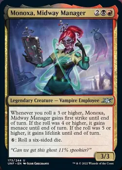 1x Monoxa, Midway Manager MTG Unfinity NM Magic Regular - Image 1