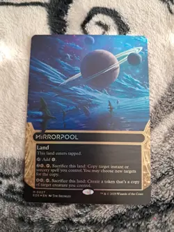 Mirrorpool (0117) (Borderless) Regular Foil (Not Galaxy) MTG Edge Of Eternities - Image 1