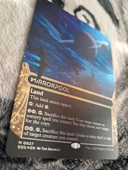 Mirrorpool (0117) (Borderless) Regular Foil (Not Galaxy) MTG Edge Of Eternities - Image 2